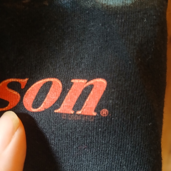 Vintage Harley-Davidson Black Biker Graphic Tee West LA , CA Size Medium - Picture 8 of 14